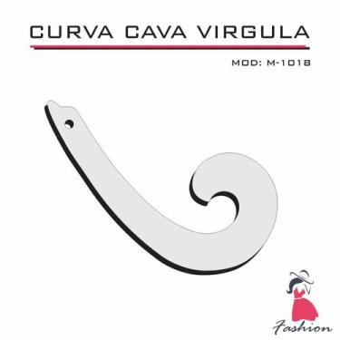 Imagem de Curva Cava Vírgula Alfaiate Costura 1018 1122 Acrílico Fenix