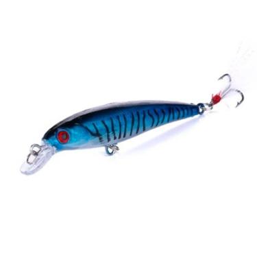 Imagem de Isca Artificial para Pesca Meia Agua Barbela Curta 2 Garateias 9,5cm 8
