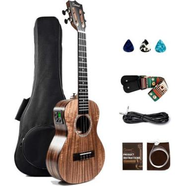 Imagem de Ukulele Caramel CT204 Tenor 26" totalmente em madeira de acácia maciça