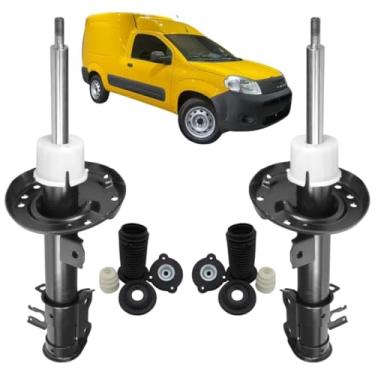 Imagem de Par De Amortecedores Dianteiros Fiorino 2014 A 2020 + Kit Batente Original Axios