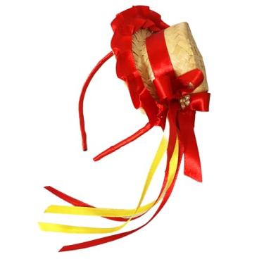 Imagem de Tiara Chapéu de palha Festa Junina São João Caipira Quadrilha