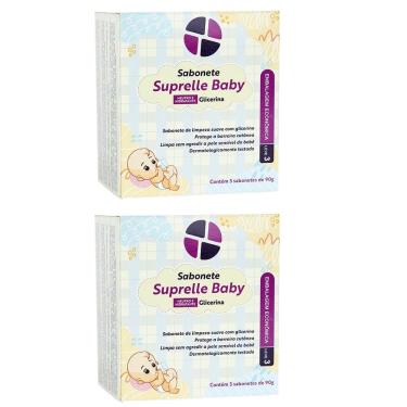 Imagem de Kit 2 und Kit Sabonete Suprelle Baby 90g c/3 und