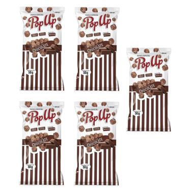 Imagem de Kit 5Un Pipoca Pop Up Sabor Chocolate 50G Especial