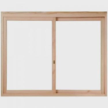 Imagem de Janela de Madeira de Correr 120x180cm Com Caixilho 9,4cm ewr 380 Rondosul