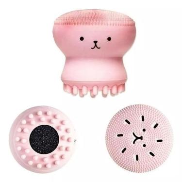 Imagem de Esponja de Limpeza Facial Esfoliante Polvinho 1PC