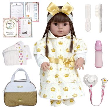 Imagem de Bebe Reborn Baby Alive Boneca Corpo Vinil Siliconado e Itens