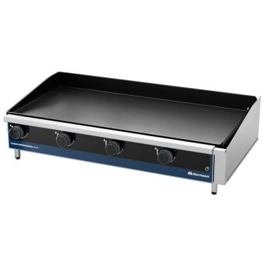 Imagem de Chapa para Lanches a Gás Linha Profissional 100 x 50 Cm 4 Queimadores Marchesoni
