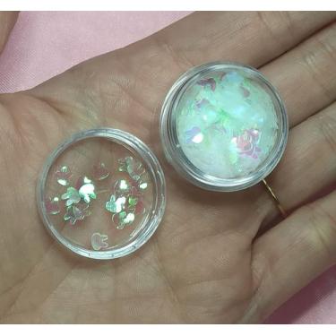 Imagem de Lantejoulas Potinho/Ultra Fina 4mm Forma Coelho - Happie Itens