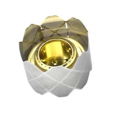 Imagem de oshhni Acampamento fogão a servento de vento Tela de vento resistente a churrasqueira de fogão dobrado Bloqueador de vento para caminhadas para camping, Style B