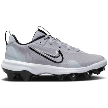Imagem de Nike Chuteira de beisebol Force Trout 9 Pro MCS para crianças grandes (FB6340-002, estanho/cinza lobo/branco/preto), Estanho/cinza lobo/branco/preto, 4.5 Big Kid