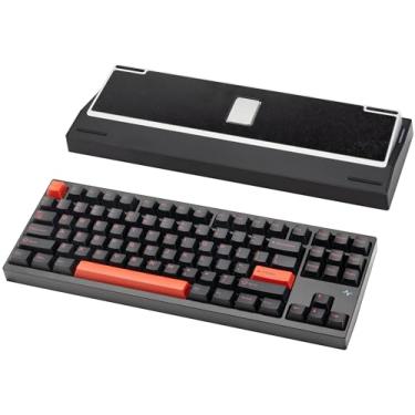Imagem de KEEBMONKEY Teclado Mecânico Para Jogos Wobkey Crush 80 Beta Cnc De Alumínio Com Desmontagem Rápida, Suporte Para Bola E Conectividade De Modo Triplo, Com Interruptor Hmx Frost Jade E Interruptor Bsu