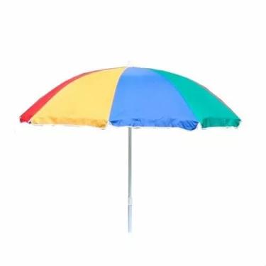 Imagem de Guarda-sol de praia com proteção UV50 de 1.8M(Arco Iris)