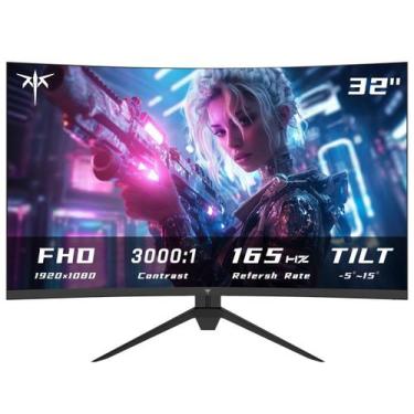 Imagem de Monitor KTC Curved Gaming 32" FHD 1080P 165 Hz 1500R HDR