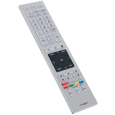 Imagem de Substituição de controle remoto CT-90427 funciona para Toshiba TV 65L7350U 58L7350U 58L9300 58L9300U 65L9300 65L9300U 84L9300 65L9300UM 84L9300U 58L9300U 0UM 84L 9300UM 75035123