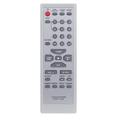 Imagem de Beyution Controle remoto de substituição EUR7711020 para sistema estéreo de CD Panasonic SC-PM18 SC-PM16 SA-PM16 SA-PM17 SA-PM18 SCPM18 SCPM16 SAPM16 SAPM17 SAPM18 SB-PM18