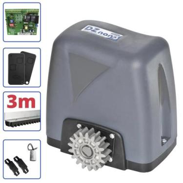 Imagem de Motor Portão Rossi DZ Nano Turbo 600Kg Deslizante Eletrônico Com Abert
