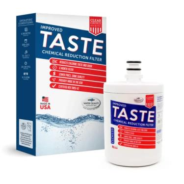 Imagem de Clear Choice CLCH110 compatível com filtro de água de geladeira LT500P LG 5231JA2002A com certificação NSF 42