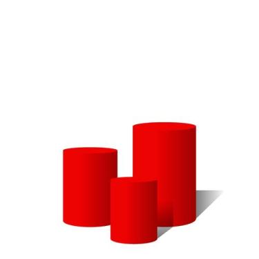 Imagem de Trio Capas Para Cilindro Versátil Vermelhas  C/ Elástico - Fabrika de 
