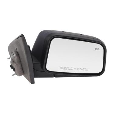 Imagem de Motoforti Substituição do espelho da porta do lado do passageiro direito de 11 pinos para Ford Edge 07-11 Montagem do espelho retrovisor lateral manual de alimentação Primer dobrável cinza Nº