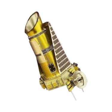 Imagem de Quebra-cabeça UFO De Metal 3D DIY Modelo De Montagem De Nave Espacial 