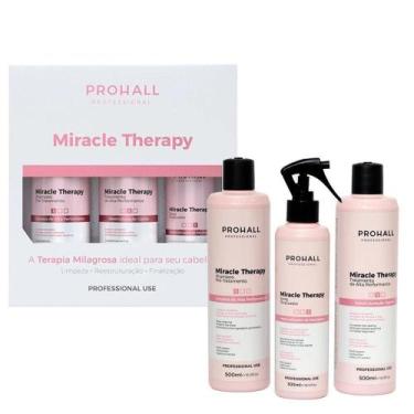 Imagem de Kit Miracle Terapy Profissional Reestruturação Capilar Orgânico - Proh