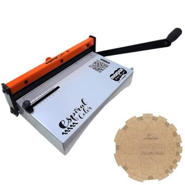 Imagem de Encadernadora Espiral Color Laranja Manual A4 Marpax 10Fls