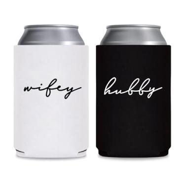 Imagem de Mr&MrsGifts Itens Essenciais Para Lua De Mel: Presentes Marido E Esposa, Refrigeradores Latas Casamento Noivado Casais