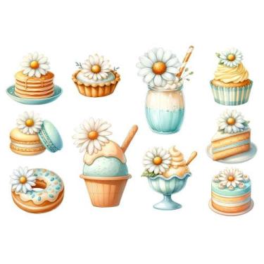 Imagem de Estampa Fácil Fabricart - Sweeties Acqua