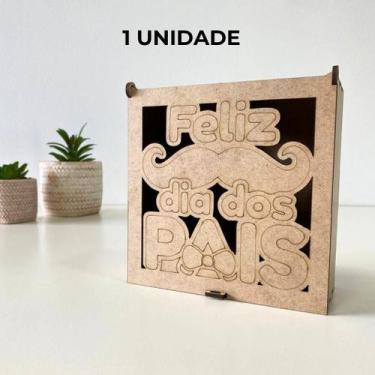 Imagem de Caixa De Presente Dia Dos Pais Lembrancinha Dia Dos Pais Personalize S