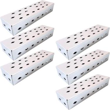 Imagem de Kit 6 Estojos Inox Esterilização Em Autoclave - MBM DECOR