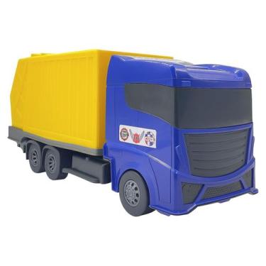 Imagem de Caminhão Brinquedo Coletor de Lixo Cor Sortida DivPlast - Brinquedos D