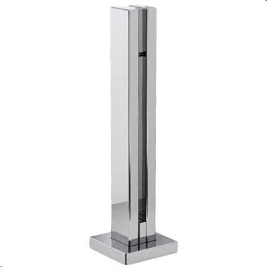 Imagem de Torre Guarda Corpo Para Vidro 30cm 1 Furo Inox SF - ShopForte