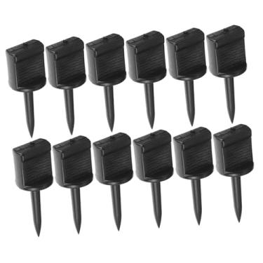 Imagem de Milisten 12 peças de alvos para tiro com arco e flecha, pregos fixos duráveis para tiro ao ar livre para proteger papel e palha, equipamento essencial de caça ao arco