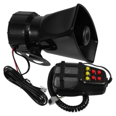 Imagem de Buzina de ar de trem de carro 12v alto: 7 sons de trem de impacto buzina de ar acessório de broca para caminhão SUV motocicleta 110db para segurança e uso de emergência