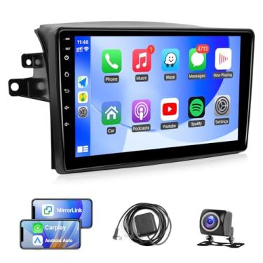 Imagem de Leadfan Rádio estéreo Android para Toyota Sienna 2004 2005 2006 2007 2008 2009 2010 sem fio Carplay Android Auto, tela sensível ao toque de 9 polegadas para Sienna Head Unit BT/controle de voz/GPS
