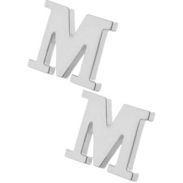 Imagem de Broches de terno de ouro e prata de ouro e prata para homens e mulheres com botões de metal, 1.4cm/1.2cm, Liga de aço, Sem Pedra Preciosa