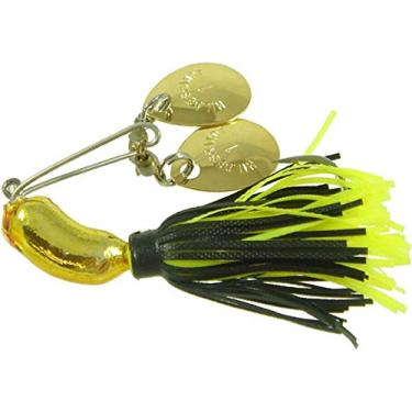 Imagem de Hildebrandt 102G-CHBL Gold Nugget 1/113.4 g Preto/Chartreuse Fishing Isca de água doce