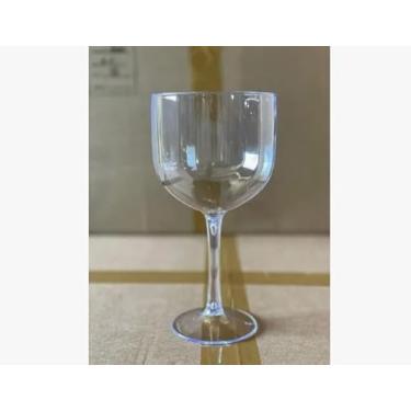 Imagem de 100 Taças De Acrílico Gin Cristal 450 Ml Transparente Festas Drinks
