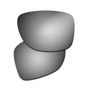 Imagem de Prizo ORL Lentes polarizadas de substituição para óculos de sol Oakley Gauge 8 OO4124 - Multicores (irídio prateado, 62, milímetros)