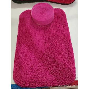 Imagem de Tapete De Porta Frufru 5 Peças. 0, 75x0,50cm - Valentina Confecçoes, P