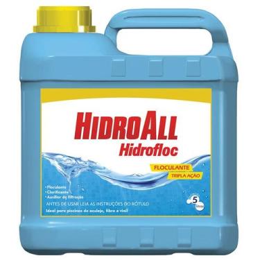 Imagem de Hidrofloc Tripla Ação Clarificante Floculante Hidroall 5L