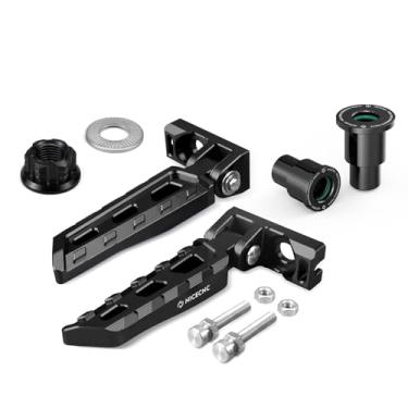 Imagem de NICECNC Blocos ajustadores de tensor de corrente preta, porca do eixo traseiro e espaçadores de roda traseira, coleiras de cubo compatíveis com Surron Light bee X/S/ L1E compatível com Segway X160