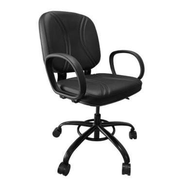 Imagem de Cadeira de Escritorio Giratoria Reforçada Para Obeso Com Regulagem de 