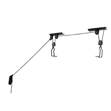Imagem de Elevador de bicicleta RAD Sportz de qualidade para garagem, com capacidade de 45 kg, funciona como elevação de escada, qualidade premium