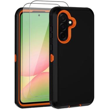 Imagem de Aimoll-88 Capa para Samsung Galaxy A56 5G, com 2 protetores de tela resistente contra quedas, capa protetora de celular resistente à prova de poeira de corpo inteiro para Samsung Galaxy A56 5G