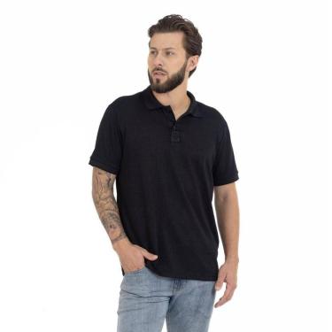 Imagem de Camisa Polo Masculina Malha Tricot Algodão Conforto