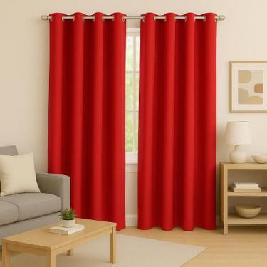 Imagem de Cortina 3,00 x 1,70m Tecido Oxford Grosso Para Quarto, Sala e Escritór