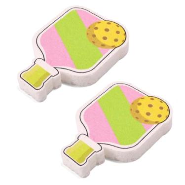 Imagem de BOXOB 2pcs Esponjas Polpa Madeira Comprimida Inspiradas Pickleball, Esponjas Limpeza Cozinha Reutilizáveis para Lavar Louça Acessório Divertido Cozinha Presente Pickleball Doméstico para Casa Carro