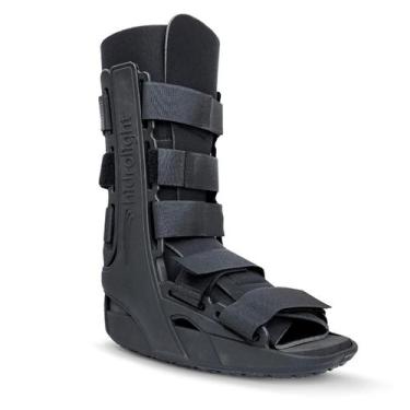 Imagem de Bota Ortopédica Imobilizadora G Preta Cano Baixo Leve Bilateral Unisse