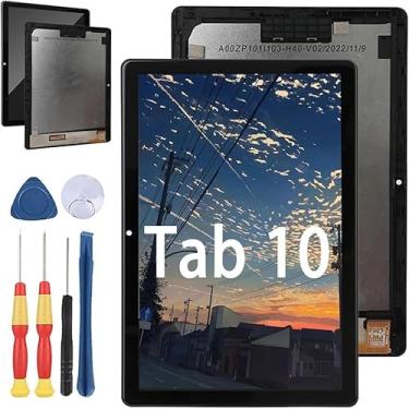 Imagem de Yuxyiony Nova tela de substituição para tela LCD Cubot Tab 10 e acessórios de ferramentas de substituição (com moldura)